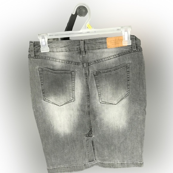 Esprit gray denim skirt - Picture 3 of 5